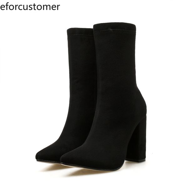 womens heeled short tube knight boots pointed toe block chunky side zipper high heels fashion comfort work dress party shoes, Black
womens heeled short tube knight boots pointed toe block chunky side zipper high heels fashion comfort work dress party shoes, Black
