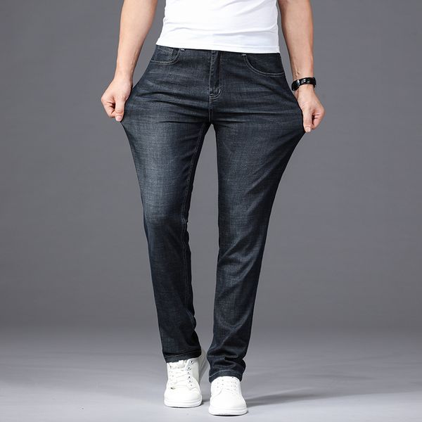 2019 new men's brand jeans business casual black blue elastic denim pants plus size skinny jeans male 38 40 42
2019 new men's brand jeans business casual black blue elastic denim pants plus size skinny jeans male 38 40 42