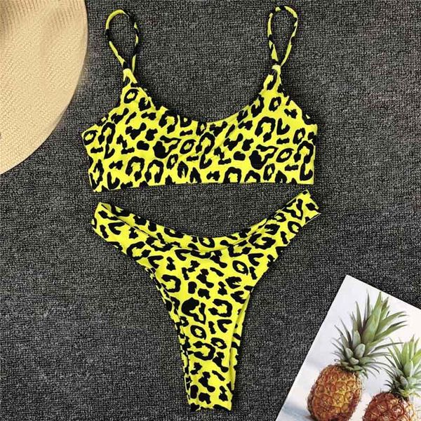 women's swimwear 2021 leopard halter bikini bathing suit set snake push up women swimsuit thong brazilian bikinis, White;black
women's swimwear 2021 leopard halter bikini bathing suit set snake push up women swimsuit thong brazilian bikinis, White;black