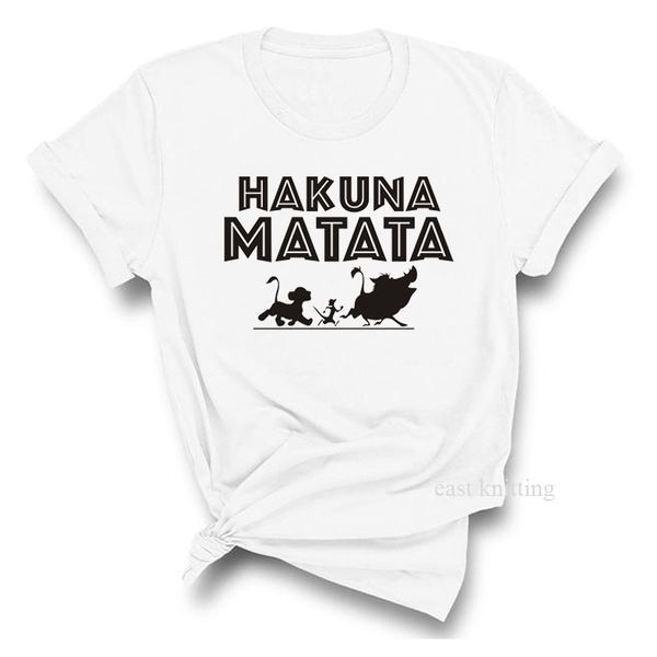 hakuna matata meaning world shirt women harajuku lion king t shirt fashion tee female clothing, White
hakuna matata meaning world shirt women harajuku lion king t shirt fashion tee female clothing, White