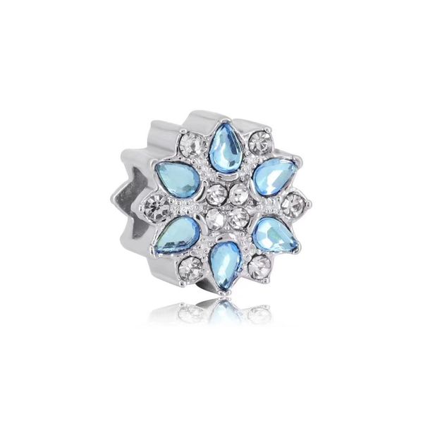 pretty flower shape blue& white crystal charm for girl fashion jewelry stainless steel charms gift, Bronze;silver
pretty flower shape blue& white crystal charm for girl fashion jewelry stainless steel charms gift, Bronze;silver