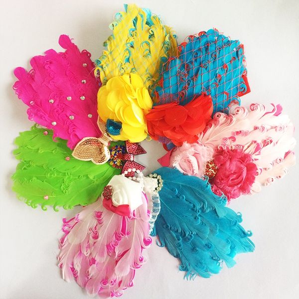 1 pcs/lot girls elastic headband feather flower new born girl hair bows weave band kids hair accessories, Slivery;white
1 pcs/lot girls elastic headband feather flower new born girl hair bows weave band kids hair accessories, Slivery;white