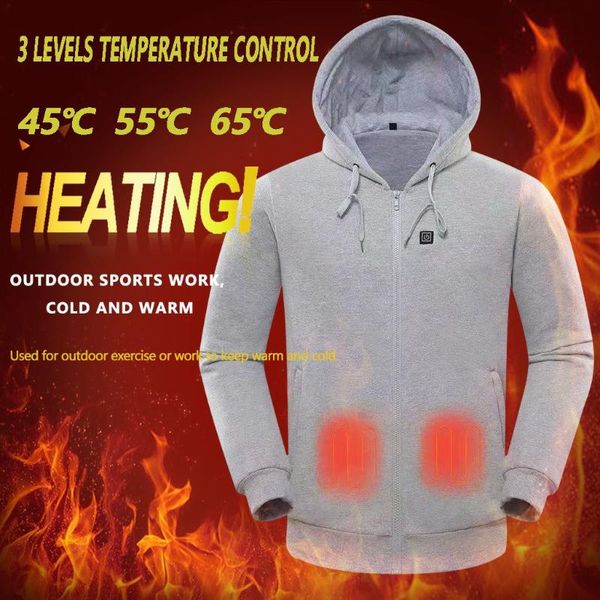 heating coat winter men women long sleeve loose smart usb electric heating warm zip jacket coat winter thermal clothing, Black;brown
heating coat winter men women long sleeve loose smart usb electric heating warm zip jacket coat winter thermal clothing, Black;brown