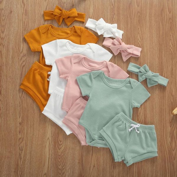 new kids three piece suit set solid color round neck short sleeve romper+pants+headband( pink/white/green/coffee
new kids three piece suit set solid color round neck short sleeve romper+pants+headband( pink/white/green/coffee