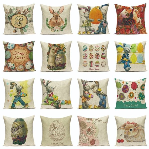 cartoon easter cute smiling bunny rabbit color eggs home easter bunny linen throw pillow case personalized custom cushion cover
cartoon easter cute smiling bunny rabbit color eggs home easter bunny linen throw pillow case personalized custom cushion cover