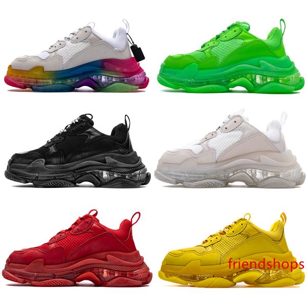 2020 paris triple s clear sole green white crystal bottom mens designer low platform sneakers vintage women sports luxury dad casual shoes
2020 paris triple s clear sole green white crystal bottom mens designer low platform sneakers vintage women sports luxury dad casual shoes
