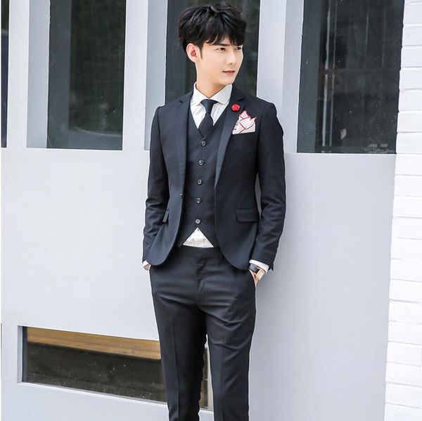 teenagers suits the groom suit han edition cultivate one's morality fashion leisure male three-piece suit business, White;black
teenagers suits the groom suit han edition cultivate one's morality fashion leisure male three-piece suit business, White;black