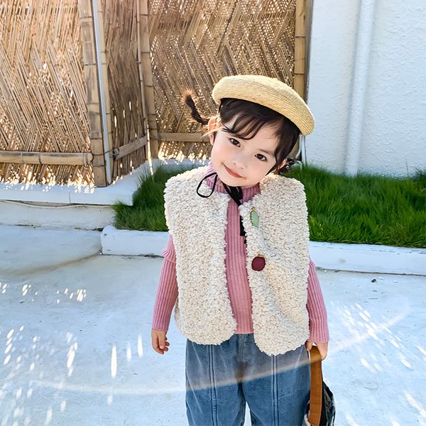 2019 winter new arrival korean style all-match thickened casual fashion fur vest coat for cool cute sweet baby girls, Blue
2019 winter new arrival korean style all-match thickened casual fashion fur vest coat for cool cute sweet baby girls, Blue
