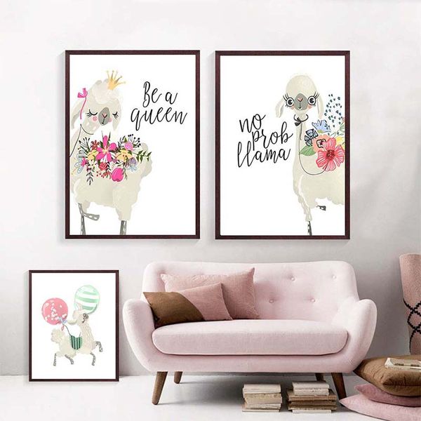 animal cartoon party llama nursery wall art canvas painting alpaca posters and printings living room kid bedroom home decor
animal cartoon party llama nursery wall art canvas painting alpaca posters and printings living room kid bedroom home decor