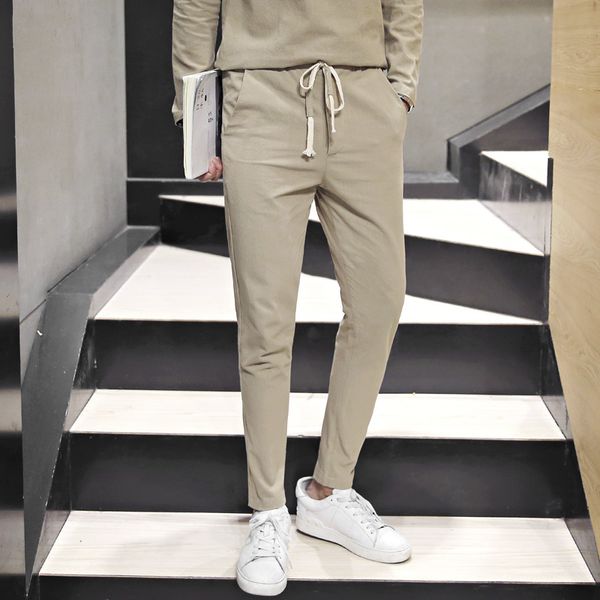 2016 autumn clothing new style men's casual pants retro cotton linen slim fit trousers flax athletic pants skinny, White;black
2016 autumn clothing new style men's casual pants retro cotton linen slim fit trousers flax athletic pants skinny, White;black