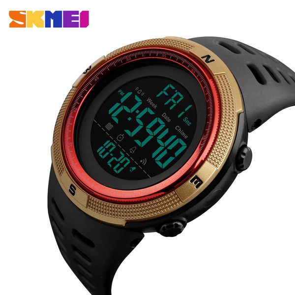 skmei men sports watches fashion chronos countdown men's waterproof led digital watch man military clock relogio masculino, Slivery;brown
skmei men sports watches fashion chronos countdown men's waterproof led digital watch man military clock relogio masculino, Slivery;brown