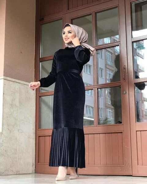 autumn winter long velvet dress long sleeves pleat hem maxi dress for women muslim dubai turkey elegant evening gown, Red
autumn winter long velvet dress long sleeves pleat hem maxi dress for women muslim dubai turkey elegant evening gown, Red