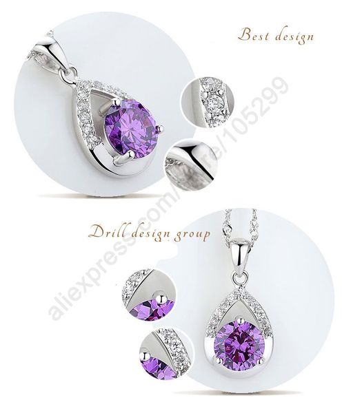 925 sterling silver bridal jewelry set necklace earrings for women engagement romantic style water drop shape austrian crystal
925 sterling silver bridal jewelry set necklace earrings for women engagement romantic style water drop shape austrian crystal