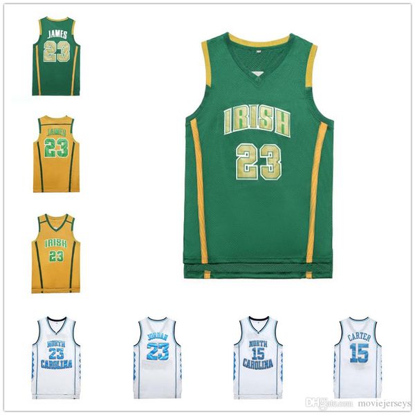 ncaa north carolina tar heels 23# basketball jerseys 15 carter mens irish 23 james high shcool basketball shirts, Black
ncaa north carolina tar heels 23# basketball jerseys 15 carter mens irish 23 james high shcool basketball shirts, Black