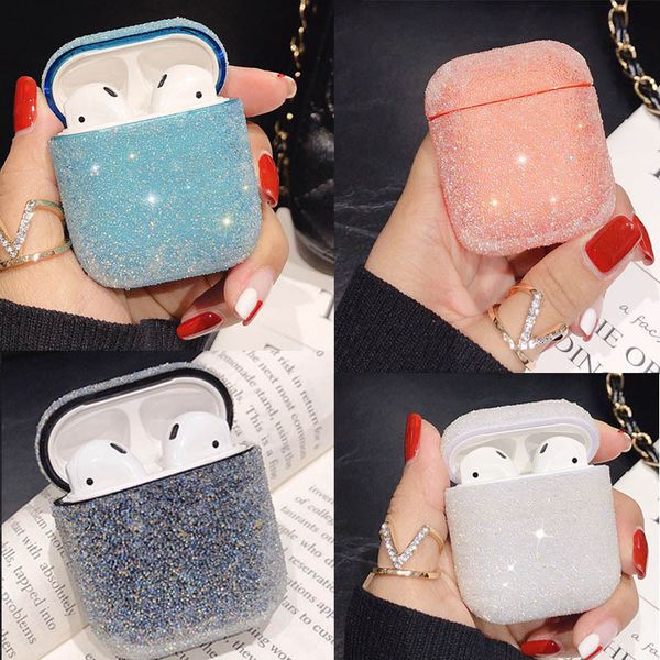 bling headset cases for airpods1/2 box earphone cover luxury fashion brand silicone bluetooth wireless earphone case with drill
bling headset cases for airpods1/2 box earphone cover luxury fashion brand silicone bluetooth wireless earphone case with drill