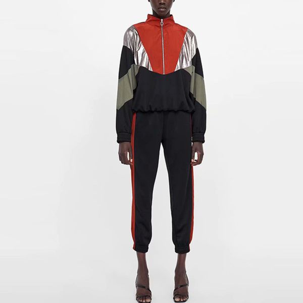 deat 2020 autumn long sleeve turtleneck zipper pullover jacket ankle length wide pants tracksuit women two piece set mg509, White
deat 2020 autumn long sleeve turtleneck zipper pullover jacket ankle length wide pants tracksuit women two piece set mg509, White