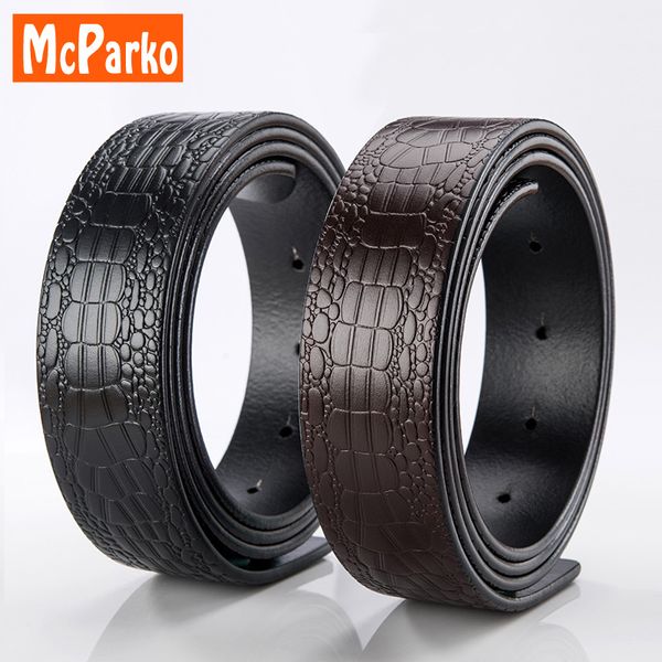 mcparko brand new men belt genuine leather cowhide men's belts without buckle fashion crocodile design real cow leather belts, Black;brown
mcparko brand new men belt genuine leather cowhide men's belts without buckle fashion crocodile design real cow leather belts, Black;brown