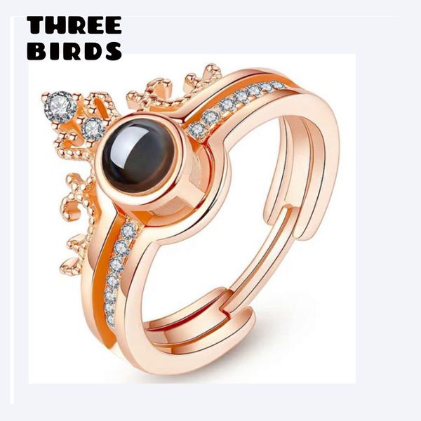 new trendy cubic zirconia projection love rings luxury l love you open rings set for women and girls wedding adjustable jewelry, Slivery;golden
new trendy cubic zirconia projection love rings luxury l love you open rings set for women and girls wedding adjustable jewelry, Slivery;golden