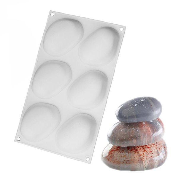 white 6 cavity super vivid elliptical pebble stone silicone cake mold chocolates jelly dessert mousse mould
white 6 cavity super vivid elliptical pebble stone silicone cake mold chocolates jelly dessert mousse mould