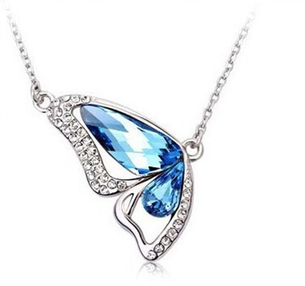 selling crystal ornaments butterfly dance pendant choker necklace korean bone chain women girls swarovski elements jewelry
selling crystal ornaments butterfly dance pendant choker necklace korean bone chain women girls swarovski elements jewelry