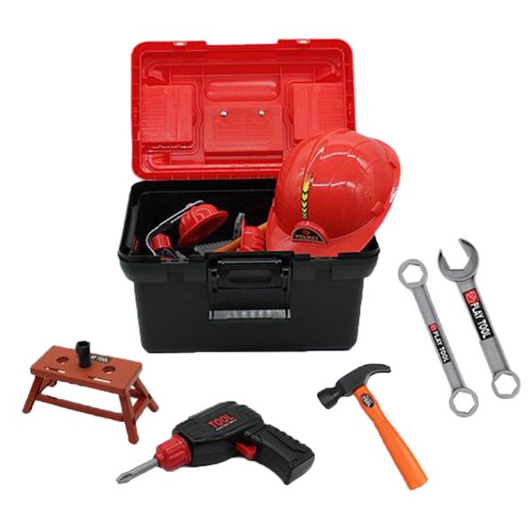 little mechanic pretend play construction tools in case - realistic plastic kids tool box playset (42 piece set
little mechanic pretend play construction tools in case - realistic plastic kids tool box playset (42 piece set