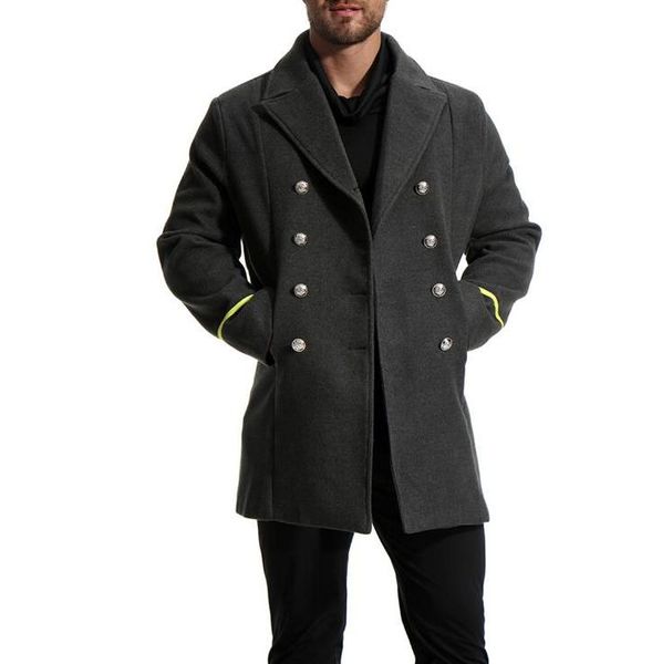 winter new men coat trend cashmere jackets male long thick jacket double-breasted woolen windbreaker men's brand overcoat, Black
winter new men coat trend cashmere jackets male long thick jacket double-breasted woolen windbreaker men's brand overcoat, Black