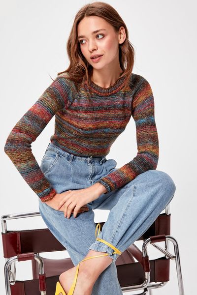 luxury women designer sweaters trendyol multicolour sweater sweater, White;black
luxury women designer sweaters trendyol multicolour sweater sweater, White;black