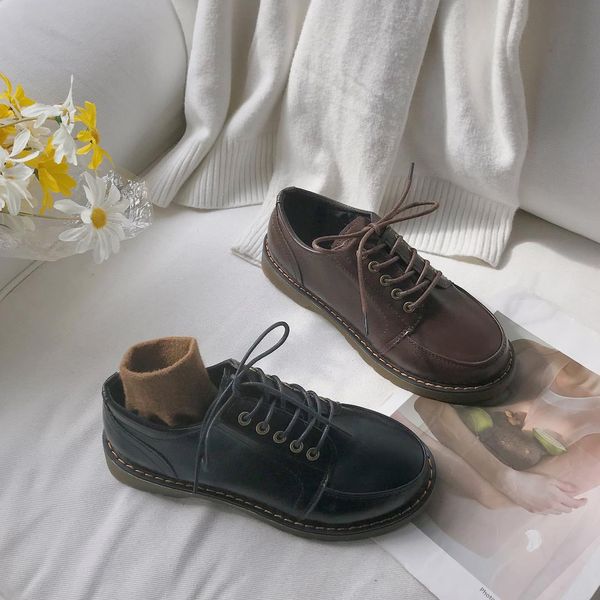 cross women's shoes all-match casual female sneakers oxfords round toe british style autumn modis summer leather new preppy, Black
cross women's shoes all-match casual female sneakers oxfords round toe british style autumn modis summer leather new preppy, Black