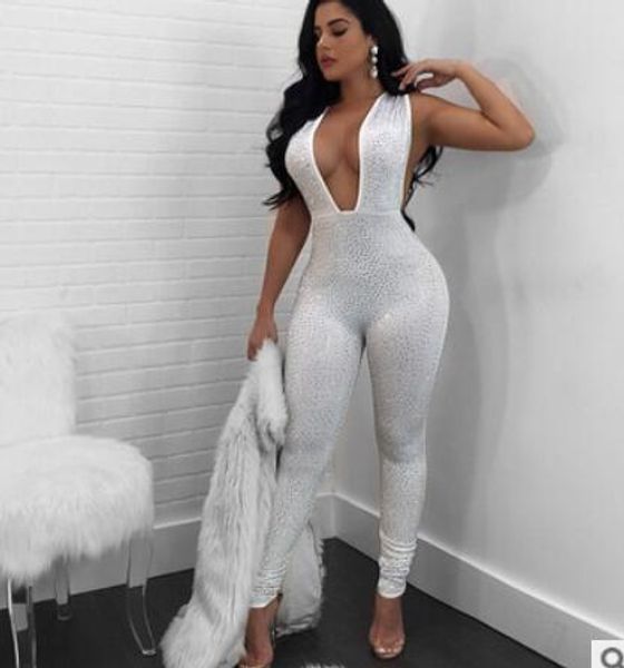 nattemaid deep v neck rivet overalls women sleeveless long bodycon bodysuit club jumpsuit autumn rivet rompers 2018, Black;white
nattemaid deep v neck rivet overalls women sleeveless long bodycon bodysuit club jumpsuit autumn rivet rompers 2018, Black;white