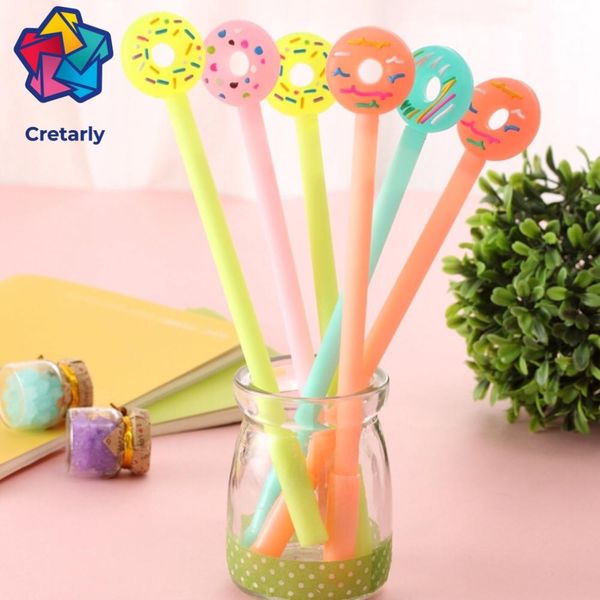 1 piece korean stationery cartoon cute doughnuts pen advertising creative school office supplies gel pens gift
1 piece korean stationery cartoon cute doughnuts pen advertising creative school office supplies gel pens gift