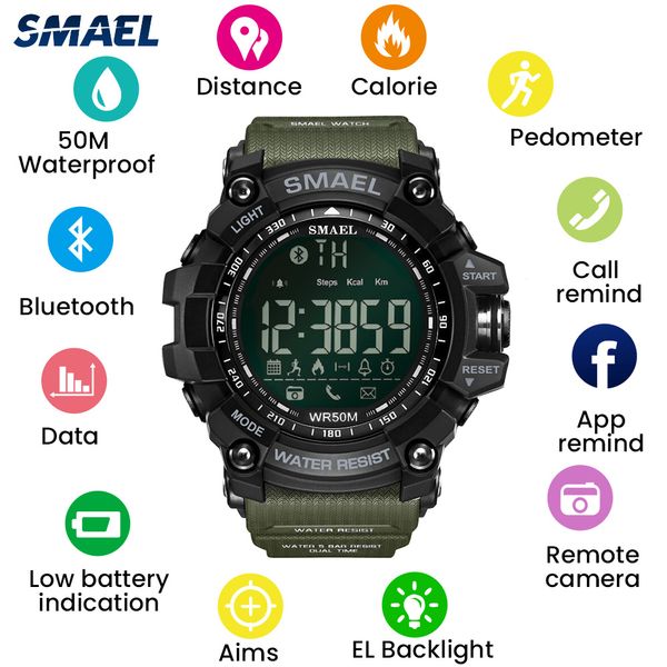 smael bluetooth led digital watches men 50m waterproof outdoor swim diver sport watch big dial clock army wrist watch male 1617b ly191213, Slivery;brown
smael bluetooth led digital watches men 50m waterproof outdoor swim diver sport watch big dial clock army wrist watch male 1617b ly191213, Slivery;brown