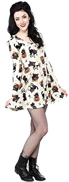 sourpuss black cats skater dress, Black;gray
sourpuss black cats skater dress, Black;gray