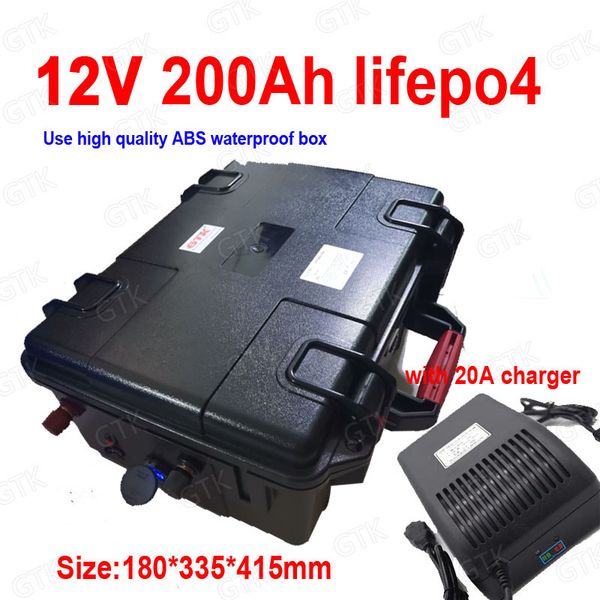 gtk lifepo4 12v 200ah lithium battery lithium iron phosphate bms 4s 12.8v 200ah for solar energy storage caravan +20a charger
gtk lifepo4 12v 200ah lithium battery lithium iron phosphate bms 4s 12.8v 200ah for solar energy storage caravan +20a charger