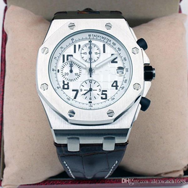 Royal Oak Offshore Mens Watch Quartz Chronograph Stopwatch Men Watch 42mm Dial Sapphire Leather Strap Quartz Wristwatch
Royal Oak Offshore Mens Watch Quartz Chronograph Stopwatch Men Watch 42mm Dial Sapphire Leather Strap Quartz Wristwatch