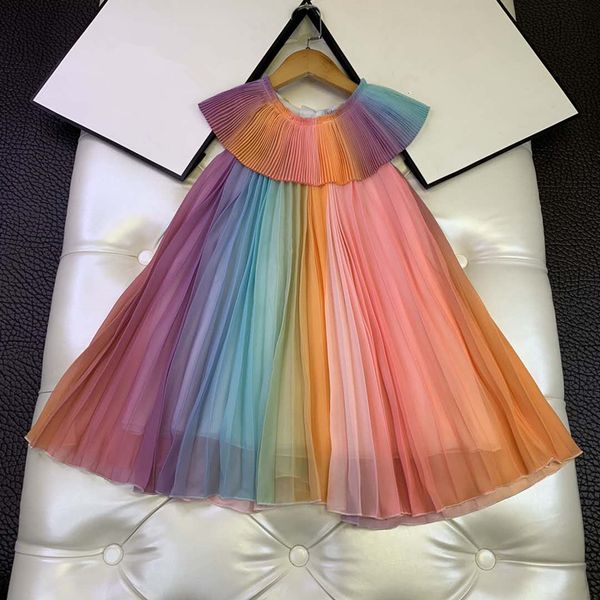 european and american parent-child outfit 2020 spring and summer new styles rainbow gradient pleated girl's dress, Blue
european and american parent-child outfit 2020 spring and summer new styles rainbow gradient pleated girl's dress, Blue