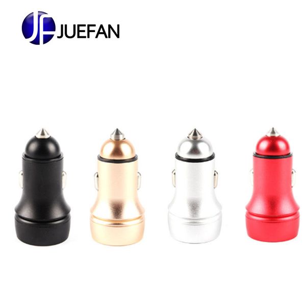 car charger mobile phone dual usb safety hammer car charger mini metal aluminum alloy fast charge 2.4a
car charger mobile phone dual usb safety hammer car charger mini metal aluminum alloy fast charge 2.4a