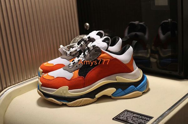 superior quality 2019 women men's fashion luxury paris 17fw triple-s clunky sneakers casual dad shoes for man woman size 36-45 combined, Black
superior quality 2019 women men's fashion luxury paris 17fw triple-s clunky sneakers casual dad shoes for man woman size 36-45 combined, Black