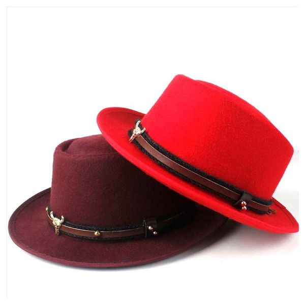 2020 men women winter pork pie hat wool fedora trilby fascinator hat dance party jazz size 58cm, Blue;gray
2020 men women winter pork pie hat wool fedora trilby fascinator hat dance party jazz size 58cm, Blue;gray