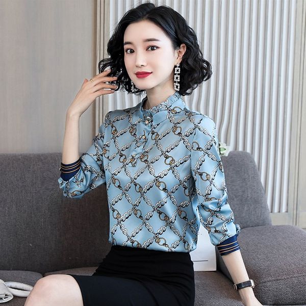 luxury runway silk satin ruffle shirts long sleeve 2023 women vintage mock neck printed button shirt casual spring autumn winter office ladi, White
luxury runway silk satin ruffle shirts long sleeve 2023 women vintage mock neck printed button shirt casual spring autumn winter office ladi, White