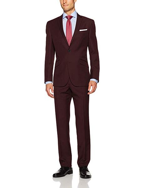 burgundy bespoke wedding suits for men notched collar slim fit 2 pieces (jacket with pants) wedding groom prom tuxedos suits, White;black
burgundy bespoke wedding suits for men notched collar slim fit 2 pieces (jacket with pants) wedding groom prom tuxedos suits, White;black