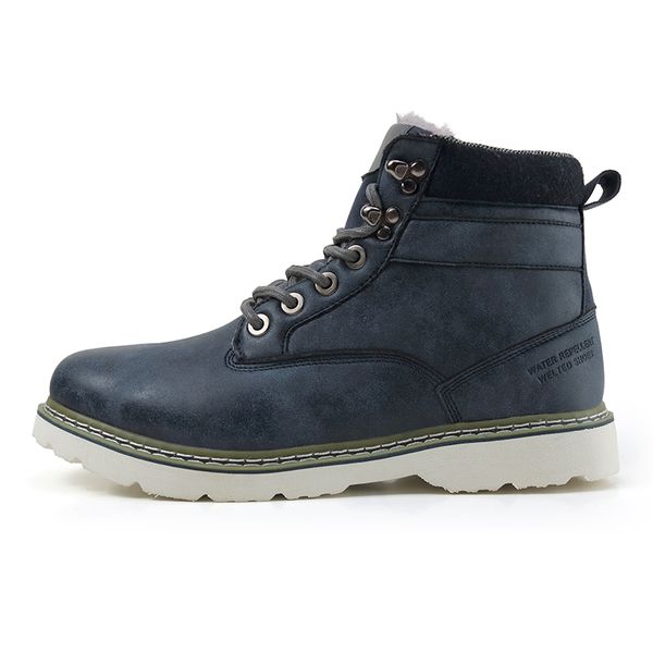 super warm winter men ankle boots autumn snow boots men waterproof soft pu leather footwear shoes 4#17d50, Black
super warm winter men ankle boots autumn snow boots men waterproof soft pu leather footwear shoes 4#17d50, Black