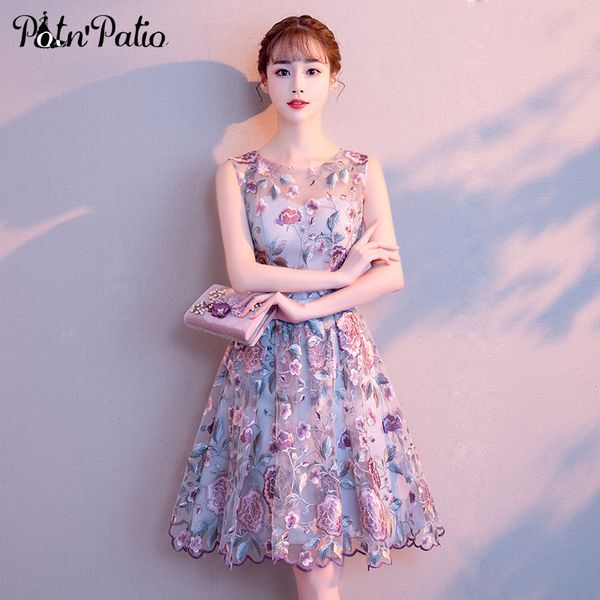 flower lace homecoming dresses elegant o-neck sleeveless short graduation dresses 2019 special occasion, White;black
flower lace homecoming dresses elegant o-neck sleeveless short graduation dresses 2019 special occasion, White;black