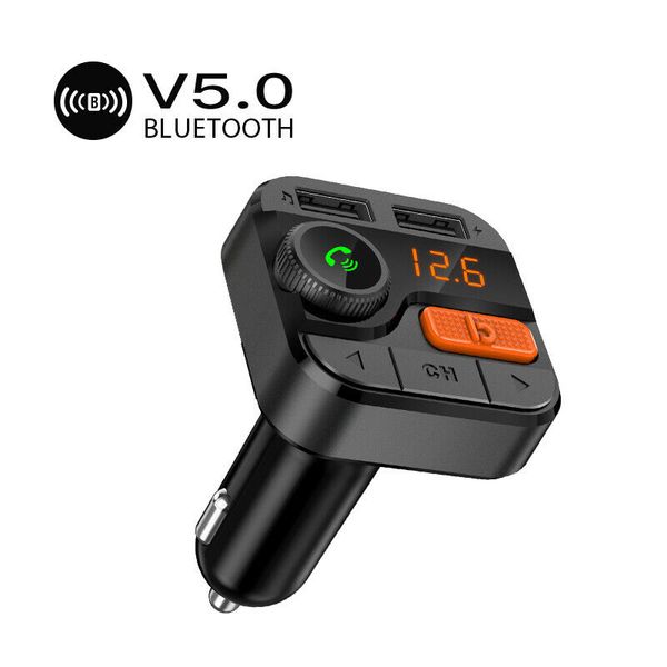 bluetooth 5.0 mp3 player handscar kit fm transmitter support tf card u disk fast dual usb charger power adapter
bluetooth 5.0 mp3 player handscar kit fm transmitter support tf card u disk fast dual usb charger power adapter