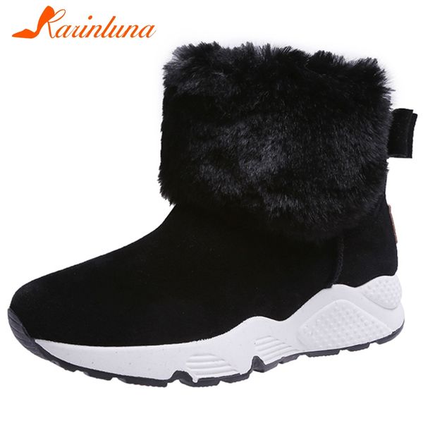karin fashion 2020 platform snow boots woman shoes add fur comfortable winter shoes women boots female, Black
karin fashion 2020 platform snow boots woman shoes add fur comfortable winter shoes women boots female, Black