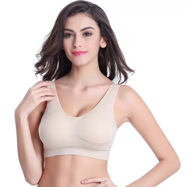 new arrival comfortable seamless bra two layer with movable sponge bra leisure women fitness paded plus size
new arrival comfortable seamless bra two layer with movable sponge bra leisure women fitness paded plus size