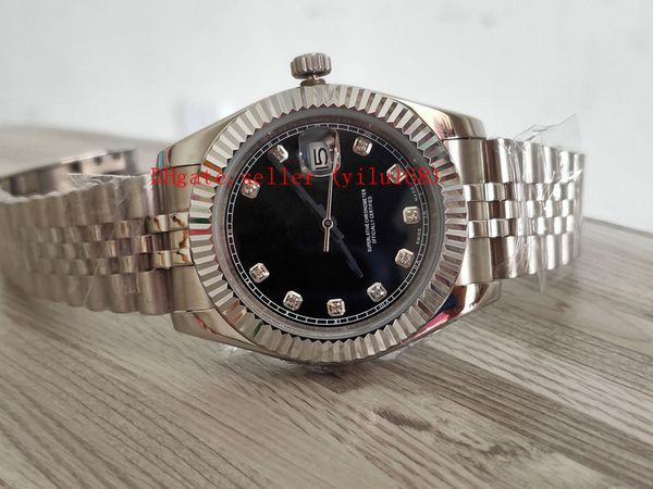 selling mens watches classic series 41mm 126334 datejust black index diamond dial 2813 movement automatic luxury steel wristwatches, Slivery;brown
selling mens watches classic series 41mm 126334 datejust black index diamond dial 2813 movement automatic luxury steel wristwatches, Slivery;brown