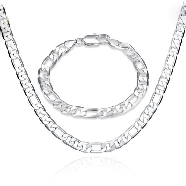 gnimegil men's fashion jewelry sets with 925 stamped silver link chain necklace&bracelets 8mm figaro chain link cuban curb
gnimegil men's fashion jewelry sets with 925 stamped silver link chain necklace&bracelets 8mm figaro chain link cuban curb