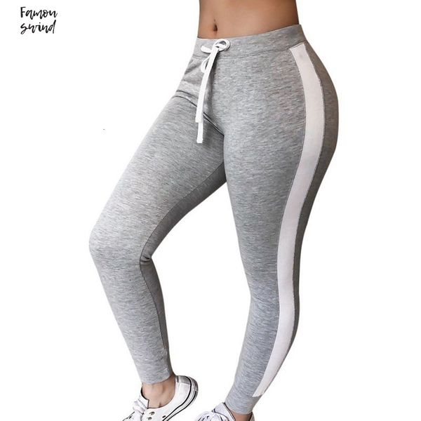 trousers women fashion slim fitness casual pants long side striped elastic waist gyms leggings jogger sweatpants female, Black;white
trousers women fashion slim fitness casual pants long side striped elastic waist gyms leggings jogger sweatpants female, Black;white