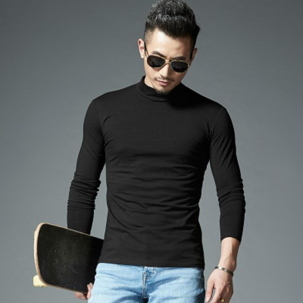 mens designer long sleeve bottoming shirt youth solid color skinny 2020 spring and autumn new fashion trend style selling, White;black
mens designer long sleeve bottoming shirt youth solid color skinny 2020 spring and autumn new fashion trend style selling, White;black