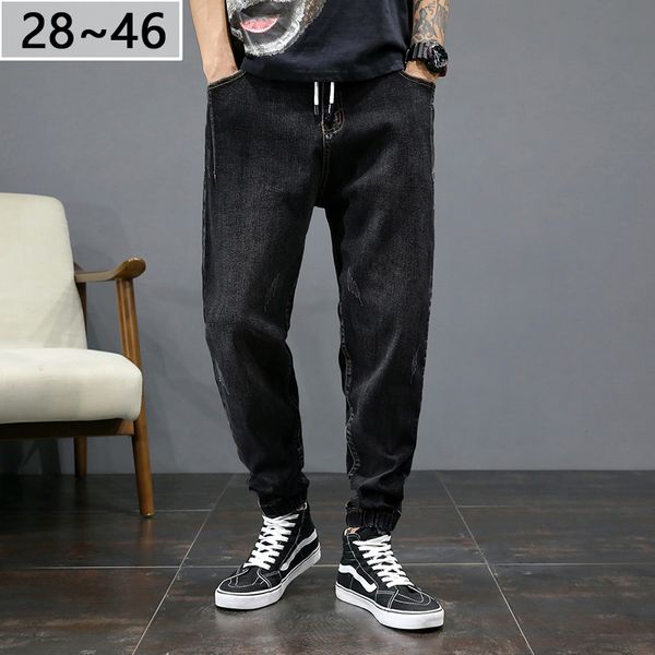 harem jeans big size men's loose 42 44 46 large size stretch slim feet pants korean trend beam plus pants elastic waist, Blue
harem jeans big size men's loose 42 44 46 large size stretch slim feet pants korean trend beam plus pants elastic waist, Blue